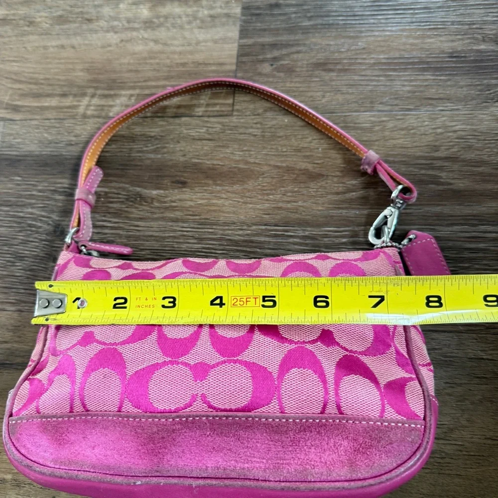 Y2k pink CC small shoulder Coach purse - Picture 11 of 16